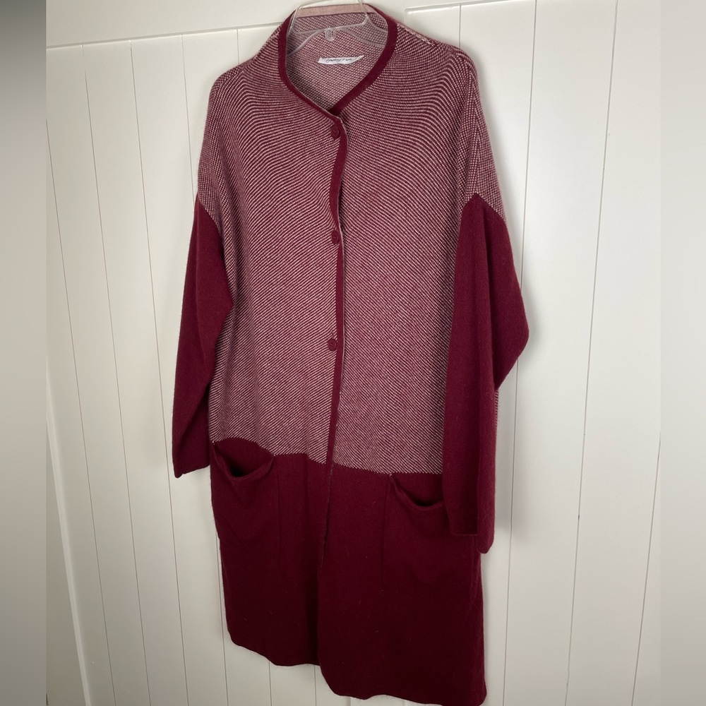 Luxurious 100% Cashmere coat sweater